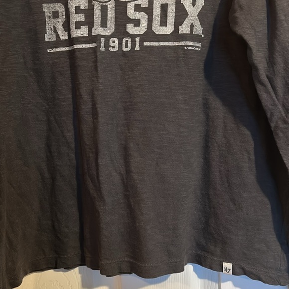 ‘47 Boston Red Socks men's gray long sleeve graphic t-shirt size medium - Picture 4 of 8